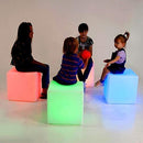 LED Light Cube LOFTEK : 4-inch RGB 16 Colors Cool Cube Lights with Remote Control, MCU Tesseract Mood Lamp, IP65 Waterproof and USB Charging Beside Desk Lamp,Perfect for Kids Nursery and Toys