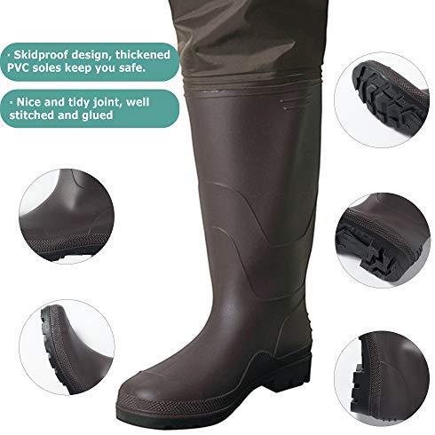 OXYVAN Waders Waterproof Lightweight Fishing Waders with Boots Bootfoot Hunting Chest Waders for Men Women