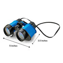 Kicko 12 Toy Binoculars with Neck String 3.5" x 5" - Novelty Binoculars for Children, Sightseeing, Birdwatching, Wildlife, Outdoors, Scenery, Indoors, Pretend, Play, Props, and Gifts.