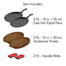 Tramontina 6 Piece Fajita Pan Set