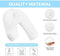 Side Sleeper Pillow Seen On TV, U-Shape Contour Pillows for Sleeping With Ear Pocket Relieve Neck Shoulder Back Pain, Cool Silk Pillowcase and Firm Silk Floss Inner Bed Pillow for Bed and Household by MKYUHP