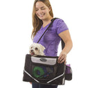 Jack and Dixie Traveler 2-in-1 Pet Bike Basket and Over The Shoulder Carrier