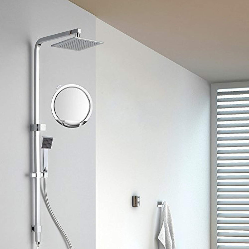 Cheftick Fogless Shower Mirror with Built-in Razor Holder, 360 Degree Rotating for Easy Mirrors Viewing, Advanced Locking Suction & Adjustable Arm, Shatter-proof, Guaranteed...