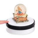 Yuanj Motorized Turntable Display, 360 Degree Electric Rotating Display Turntable for Display Jewelry, Watch, Digital Product, Shampoo, Glass, Bag, Models, Diecast, Jewelry and Collectibles