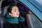 AirComfy Inflatable Neck Travel Pillow - Luxuriously Soft Washable Cover and Compact Packsack with Travel Clip - for Lightweight Support in Airplane, Car, Train, Bus and Home - Gray