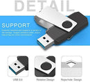 USB Flash Drive for iPhone iPad 32GB USB 3.0, 3 in 1 Lightning Flash Drive Photo Stick, iOS External Storage Memory Stick Thumb Drive for Android MacBook Windows PC OTG (32GB)