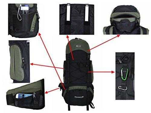 HBAG Discovery 80L 5400ci Internal Frame Camping Hiking Backpack
