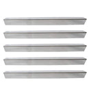 Onlyfire Gas Grill Replacement Stainless Steel Flavorizer Bars/Heat Plate/Heat Shield for Weber Genesis 300 Series Grill (Side-Mounted Panel), Set of 5, 24 1/2'' x 2 2/5'' x 2 2/5''
