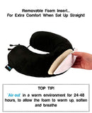 NeckSnug - Luxury Travel Pillow - 100% Memory Foam Neck Pillow for Travel