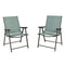 Best Choice Products Set of 2 Outdoor Folding Bistro Patio Chairs w/Space Saving Design - Green…