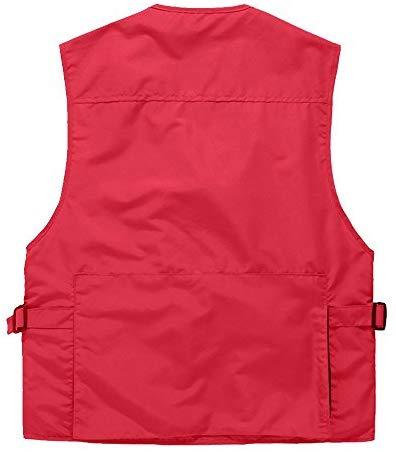 Liesezhe Unisex Breathable Fishing Vest, Multi-Pockets Photography Travel Hunting Waistcoat Jacket for Adults and Youth