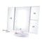 Pretty See Tri-Fold LED Lighted Makeup Mirror Touch Screen, 21 LED Lights, 1X/2X/3X Magnifying Vanity Mirrors