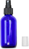 SimpleHouseware 6PK 4oz Cobalt Blue Glass Bottles with Mist Sprayer