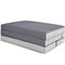 Best Choice Products 4in Thick Folding Portable Queen Mattress Topper w/High-Density Foam, Washable Cover