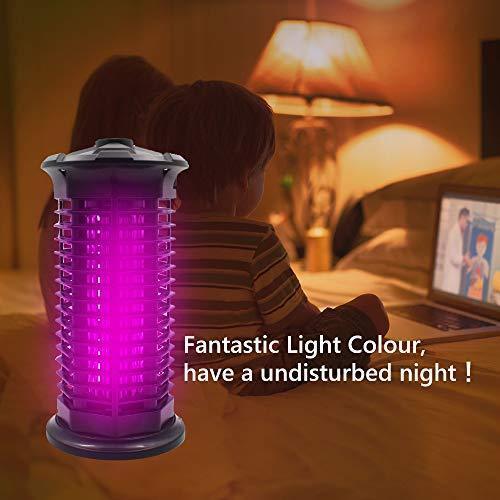 fomei Bug Zapper [Updated] Mosquito Killer Insect Trap Pest Control Light with Switch Button Electronic UV Lamp for Indoor Outdoor Bedroom, Kitchen, Office, Home