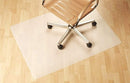 Polytene Office Chair Mat, 47"x35",Hard Floor Protection with Rectangular Shaped Anti Slide Coating on the Underside,Semi Clear