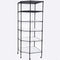 SoSo-BanTian1989 72"x28"x28" Commercial 6 Tier Adjustable Wire Metal Shelf Rack (Chrome)