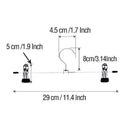 Pants Hangers - Skirt Hangers 24 Pack Skirt Metal Pants Hangers Chrome Skirt Hangers with Non-slip Adjustable Clips Space Saving Pants Hanger for All Kinds of Clothes Pants by GoodtoU