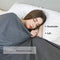 Weighted Idea Sleep Weighted Blanket | 12 lbs | 48''x78'' | Cotton | Grey | for Adult Woman and Man