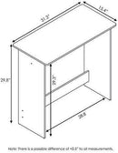 FURINNO Simplistic Study Table, Espresso