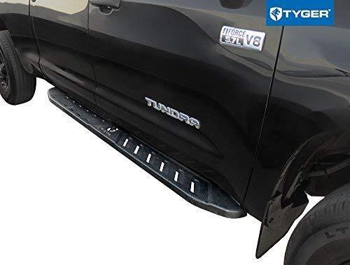Tyger Auto TG-AM2T20018 Star Armor Kit for 2007-2020 Toyota Tundra Double Cab | Textured Black | Side Step | Nerf Bars | Running Boards