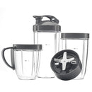 Preferred Parts ULTIMATE Cup & Blade Replacement Set for NutriBullet High-Speed Blender/Mixer System | 7-Piece Replacement Set for NutriBullet Cups