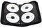 XtremPro CD DVD VCD Blue-Ray Nylon Zipper Wallet Case 24 Capacity- Black (11091)