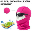 hikevalley Balaclava Face Mask Adjustable Windproof UV Protection Hood