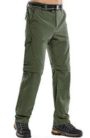 Mens Hiking Pants Adventure Quick Dry Convertible Lightweight Zip Off Fishing Travel Mountain Trousers