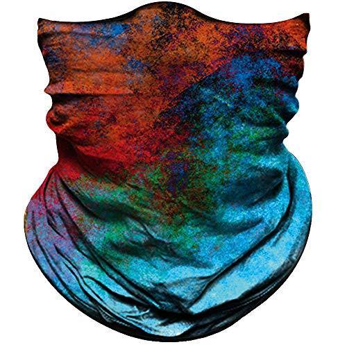 Obacle Seamless Bandana for Rave Face Mask Dust Wind UV Sun Protection Durable Neck Gaiter Tube Mask Headwear Bandana Face Mask for Men Women Festival Party Motorcycle Riding Fishing Hunting Outdoor