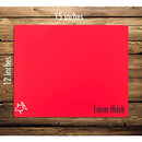 Extra Thick - Extra LARGE - Flexible Plastic Cutting Board Mats for kitchen - set of 4 - Color coded - food icons + Silicone Collapsible folding lunch box container 350ml - LaPomelo (Green)