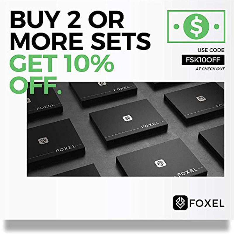 Steak Knives Knife Set of 6 or 12 - Natural Ebony Wood Full Tang Handle - Serrated Blade - German Stainless Steel - Gift Box Set - Not Dishwasher Safe