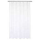 Barossa Design Waterproof Fabric Shower Curtain or Liner Hotel Quality, Machine Washable, White Shower Curtain Liner for Bath Tub, 72x72 Inches