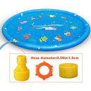 KKONES Sprinkler pad & Splash Play Mat 68" Toddler Water Toys Fun for 1 2 3 4 5 Year Old Boy Girl， Kids Outdoor Party Sprinkler Toy