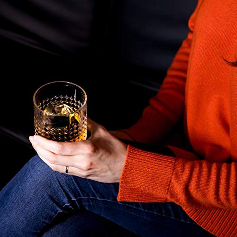 Premium Crystal Clear 2.5" Whiskey Ice Ball Maker Mold to Make Perfect Slow Melting Round Circle Ice Cube Spheres for Cocktails Bourbon and Whiskey