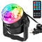 Mini Disco Ball Lights,YaFex Sound Activated Disco Light,Magic Mini Led Stage Lights,3W 7 Colors LED Strobe Light and Glitter Ball for Home Party KTV Xmas Bar Club Christmas Pub with Remote