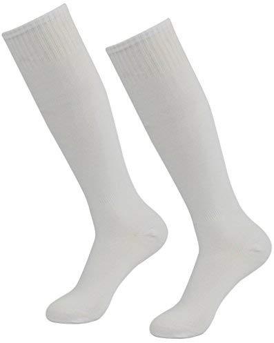 Soccer Socks, RTZAT Unisex Solid Knee High Tube Team Sports Football Socks, 2,6,12 Pairs