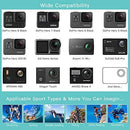 51-in-1 Sport Camera Accessories Kit for GoPro Hero 8 Max 7 6 5 4 3 3+ 2 1 Black GoPro 2018 Session Fusion Silver White Insta360 DJI AKASO APEMAN YI Campark SJCAM XIAOMI (Floating Grip) by  MaxCo