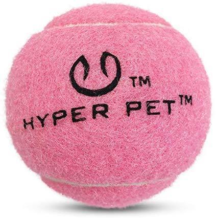 Hyper Pet Tennis Balls for Dogs, Pet Safe Dog Toys for Exercise and Training, Pack of 4, Green