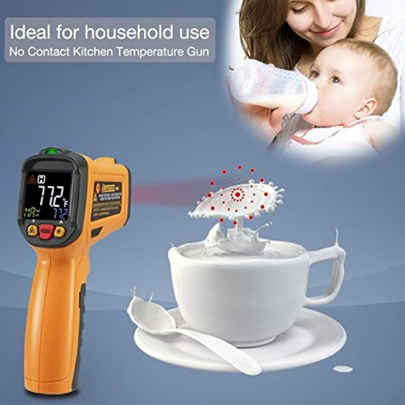 Exeblue Infrared IR thermometer, Digital Laser Thermometer LCD Display -58°F~1022°F