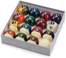 GSE Games & Sports Expert 2 1/4-Inch Professional Regulation Size Marble Swirl Style Billiards Pool Ball Complete Set