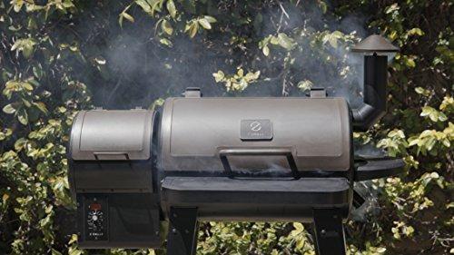 Z Grills ZPG-450A 2019 Upgrade Model Wood Pellet Grill & Smoker, 6 in 1 BBQ Grill Auto Temperature Control, 450 sq inch Deal, Bronze & Black Cover Included