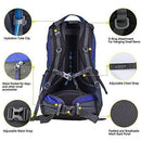 G4Free Hiking Backpack 50L Waterproof Daypack Outdoor Camping Climbing Backpack with Rain Cover for Women Men