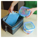 Zestkit Glass Food Storage Containers Set ZK-CS11 Rectangular / Round Container with Airtight Transparent Lids, BPA-Free, Leak Proof. Use for Home, Kitchen, Restaurant (10 Containers + 10 Lids)
