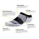 Swiftwick – MAXUS ZERO Golf & Running Socks, Maximum Cushion, Mens & Womens