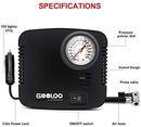 GOOLOO DC 12V Portable Air Compressor - 300 PSI Tire Inflator Pump for Car, Bicycle, Motorcycles, Balls and Others