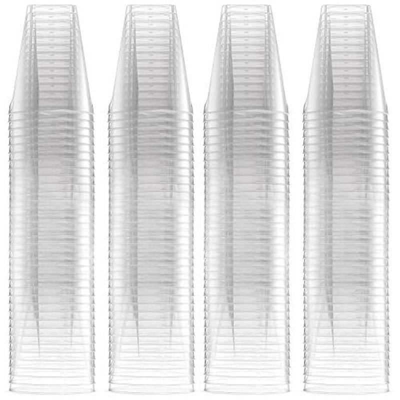 250 Disposable Hard Plastic Shot Glasses, 2oz(60ml) - Crystal Clear, Heavy Duty, Shatterproof & Reusable Shot Cups - for Shots, Vodka Jelly, Weddings, Dinners, Christmas, New Year - 100% Recyclable