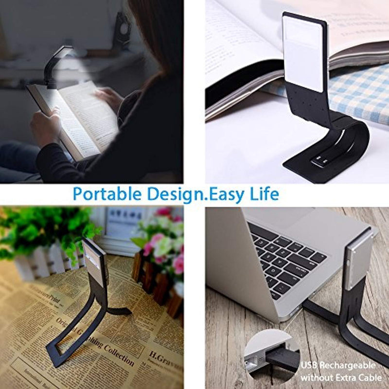 Clip Reading Light,AoLiPlus Tough Switch 4 Levels Brightness LED Book Light Multifunctional as Bookmark Desk & Bed Lamp for Reading with Soft Cover and Hard Cover Books,Magazines,eReaders,etc