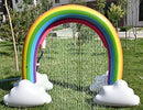 STFLY Outdoor Rainbow Sprinkler Inflatable Rainbow Cloud Yard Sprinklers Archway Lawn Beach Outdoor Toys, Water Toys for Child Adult Kid Summer Fun Play