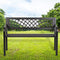 Patio Park Garden Bench Porch Path Chair Outdoor Deck Steel Frame New